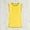 Yellow, variant on BRGZLK Kids Girls Tank Tops, Children's Inner Layer, Summer Trendy Solid Round Neck Sleeveless Base Camisoles Gray 9-13 Years