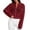 Wine, variant on Jane Wardrobe Sheer Mesh Cropped Yoga Jacket for Women, Stand Collar Full Zip Closure, Lightweight Breathable Casual Athletic Cover Up, 1 Piece, S-XL