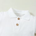 thumbnail image 5 of Tiijoy Toddler Boys Outfit Set Summer Short Sleeve Polo Shirt Tops Shorts 2Pc Set, 5 of 6