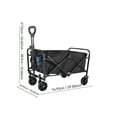 thumbnail image 3 of 220/450/680 lb Capacity Heavy-Duty All, Foldable Multi-Purpose Wagon for Camping, Gardening, Beach,Shopping-No Assembly Required,Black Garden Tool Holder,Sturdy Handle Design,Durable WheelConstruction, 3 of 6