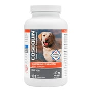 Cosequin Joint Health Supplement Plus MSM for Dogs  132 Chewable Tablets  2 Pack