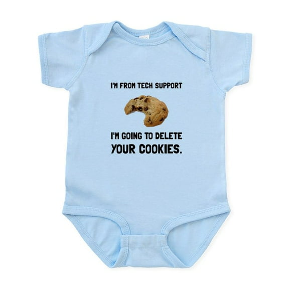 CafePress - Tech Support Cookies Body Suit - Baby Light Bodysuit, Size Newborn - 24 Months