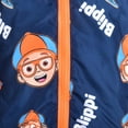 thumbnail image 3 of Blippi Boys Windbreaker Raincoat Jacket for Toddler and Little Kids – Navy, 3 of 3