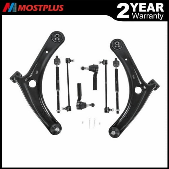 MOSTPLUS Front Lower Control Arms and Ball Joints for 2007-2017 Jeep Patriot Compass