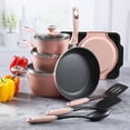 thumbnail image 3 of "Oster Lynhurst 12-Piece Cookware Combo Set, Rose<br>", 3 of 3