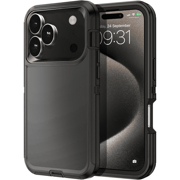 Entronix Case Compatible with iPhone 17 Pro - Triple-Layer Heavy Duty Protection