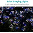 thumbnail image 3 of Solar Garden Lights, New Upgraded 2 Pack Solar Swaying Starburst Light, Waterproof Fireworks Outdoor Lights, Yard Patio Pathway Decoration, Colorful, 3 of 15