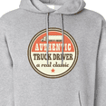 thumbnail image 3 of Inktastic Truck Driver Funny Trucker Adult Hoodie Sweatshirt, 3 of 4
