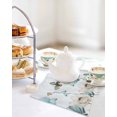 thumbnail image 4 of Blue Tulips Kitchen Dish Towels for Drying Dishes Set of 4, Watercolor Flowers Butterfly Spring Farmhouse Blue Waffle Weave Microfiber Hand Tea Bathroom Towels Quick Dry & Absorbent Towel 12x12, 4 of 7