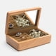 thumbnail image 3 of Caja organizadora rústica de madera para guardar anillos, collares, colgantes y pulseras. Haya, 3 of 6