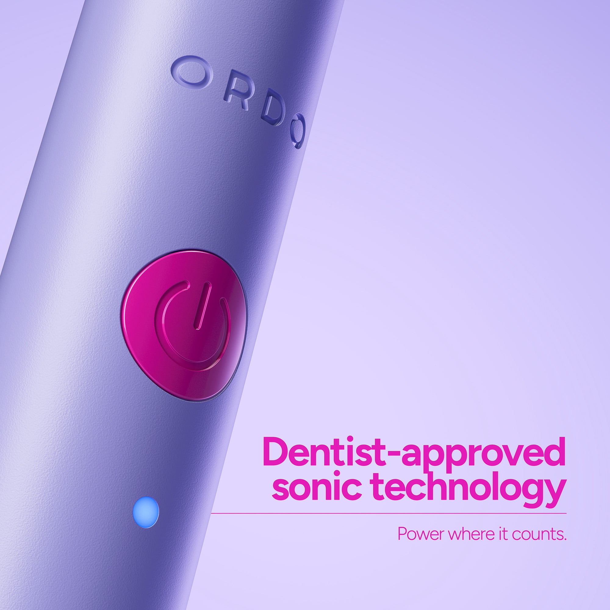 Ordo Sonic Edge Rechargeable Toothbrush - Fiji Fuchsia