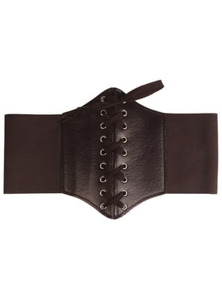 BLACK LEATHER VELCRO-CLOSURE BELT-VLBELT