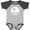 Heather and Navy, variant on Inktastic Sanibel Island Florida Vacation Boys or Girls Baby Bodysuit