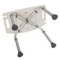 thumbnail image 6 of Shower Chairs or Stools, Adjustable 7 Height Medical Simple Stool w/Ultra Suction Balance Assist Grab, Bath Chair for Seniors, Disabled, Pregnant, Elderly, 450lbs, White, S9965, 6 of 6