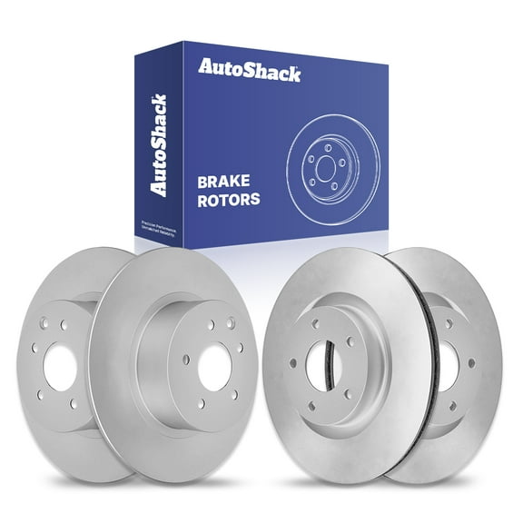 AutoShack Front & Rear Brake Rotors | Replacement For 2007-2013 Nissan Altima 2.5L 3.5L V6 FWD | 4-PC Set