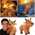 thumbnail image 2 of Adorable Cow Soft Stuffed Animal Cuddly Farm Animal Doll Perfect For Kids And Collectors, 2 of 9