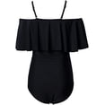 thumbnail image 2 of Traje de baño de maternidad Bikinis para mujer Tankini Trajes de baño de verano Ropa de playa para embarazo Negro (3XL-Negro-3XL oso de fresa Electrónica, 2 of 5