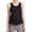 Black, variant on Quick Dry Sleeveless Sports Tank Tops for Women, Loose Breathable Workout Vest, Basic U-Neck Fitness Top for Running, Gym, College Students Black M