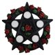 thumbnail image 1 of Rose Plate Retro Candlestick Ornaments, Five-Pointed Star Candlesticks, Tarot Ornaments, Resin Crafts, 1 of 5