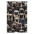 thumbnail image 5 of Cartoon Pug Dog Printing Blackout Curtains, 55W x 72/84L Living Room Bedroom Curtains, Heat Insulation and Sun Protection, 2-Pack, 5 of 6