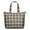 Brown And White, variant on Rainbow Checkered Pattern Travel Tote Bags for Women Carry On,Large Weekender Bags for Women Travel,Multi Functional Duffle Bag for Work,Shopping,Sports