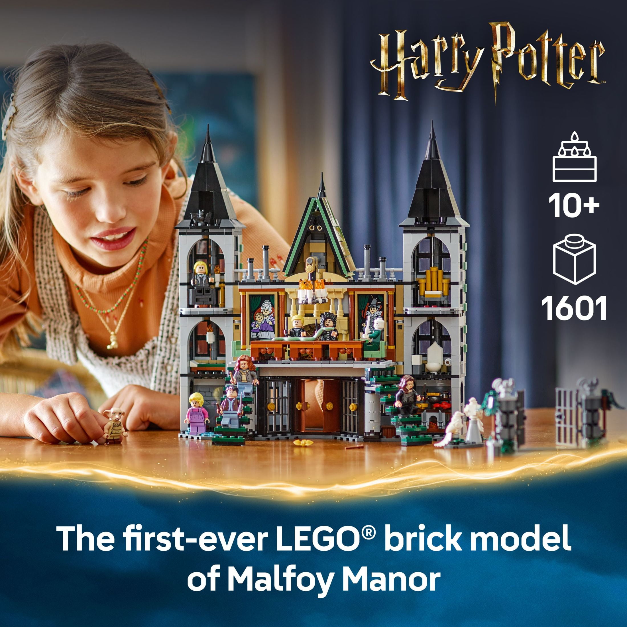 LEGO Harry Potter Malfoy Manor Building Toy  Harry Potter Toy for Boys & Girls, Ages 10+  Collectibl(图4) LEGO Harry Potter Malfoy Manor Building Toy  Harry Potter Toy for Boys & Girls, Ages 10+  Collectibl(图4)
