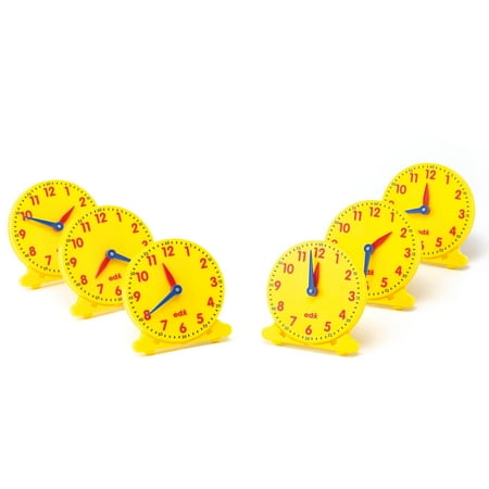UPC: 4710953443088 | Learning Advantage Geared 12-Hour Time Clock – Student Size – Set of 6