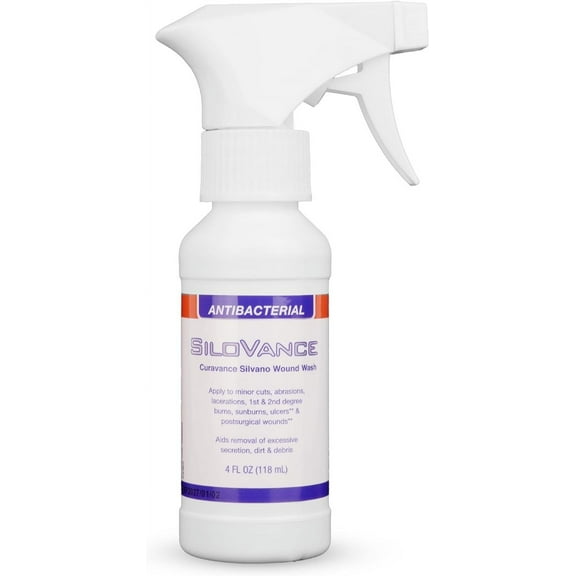 CuraVance SiloVance Nano Silver Wound Wash 4 oz