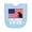 AE-Light Blue, variant on Inktastic Military Uncle is My Hero Us Flag Newborn Bib