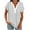 (Type 4)Gray, variant on Otvok Women's Fashion Casual Printed V-Neck Loose Short Sleeve Raglan Sleeve Button Top