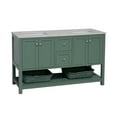 thumbnail image 5 of Lakeshore 60" Double Bathroom Vanity with Sage Green Cabinet and Engineered Carrara Top, 5 of 6