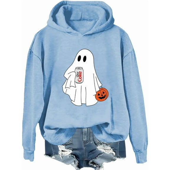 Halloween Diet Coke Ghost Hoodie Diet Coke Ghost Sweatshirt Coke Lover Shirt Funny Halloween Tops