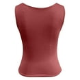 thumbnail image 4 of Lixiuxyad Built-in Bra Tank Tops Women's Tanks & For Everyday Wear Fitted Design And Style Perfect Pairing With Jeans Ideal For Summer Season(Red L), 4 of 6