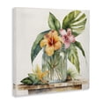 thumbnail image 4 of Stupell Industries Tropical Floral Vase Plants & Flowers Painting Wrapped Canvas Art Print Wall Art, 30 x 30, 4 of 8