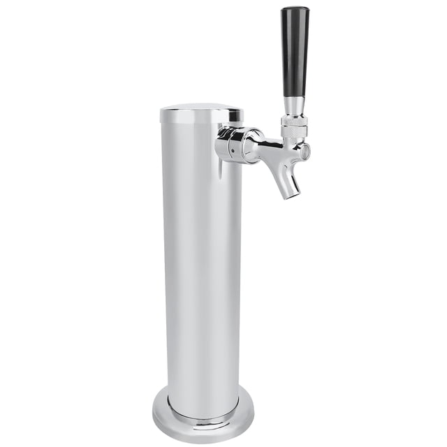 Cergrey Stainless Steel Beer Draft Tower with Single Faucet Dispenser Home Brewing Equipment,Beer Draft,Brewing Accessory