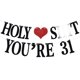 thumbnail image 1 of Banner Aeryourtar Divertido "Santo, Cumples 31" para Decoración de Fiesta, 1 of 7