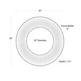 thumbnail image 2 of Regina Andrew 21-1073BLK Slate 36" Diameter Circular Flat Resin Framed Accent Mirror -, 2 of 6