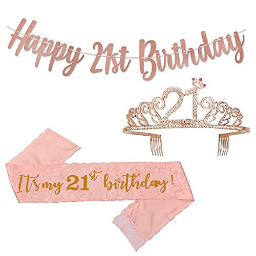 Happy 21st Birthday Baby Sash 21st Birthday Gifts Favors 