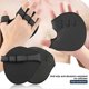 thumbnail image 4 of 1 Pair 4-Finger Fitness Grips Pad Hand Cocoon Prevention Non-slip Gym Gloves Weightlifting Powerlifting Lifting Pull-up Men Women Hand Palm Protector, 4 of 5