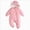 A39-Red, variant on Baby Winter Fleece Lined Romper Bear Ear Hooded Quilted Snowsuit Full Zipper Warm Jumpsuit Outfit