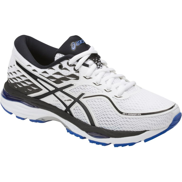Asics gel cumulus 19 2025 women's shoes white/black/blue purple