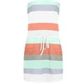 thumbnail image 5 of Henpk Summer Dresses for Women Striped T Shirt Dress Casual Midi Dress Short Sleeve Sundress with Pockets Casual Sleeveless Bandage Stripe Printing Loose Vest Sling Dress Beige XXL, 5 of 6