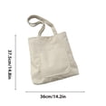 thumbnail image 2 of HongHeng Clearance Under $2.00 Casual Tote Bag with Pockets Large Capacity Handbag Lleisure Bag Shoulder Bag Tote Bag, 2 of 6