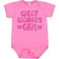 thumbnail image 3 of Inktastic Great Grandpa's Girl Granddaughter Girls Baby Bodysuit, 3 of 5