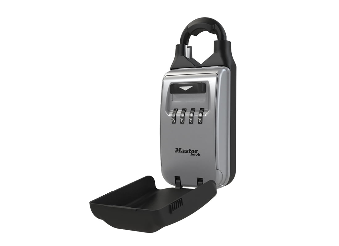 Master Lock Metal 2-7/8" 4-Dial Combination Lock Box, 1 Pack, 5420EC