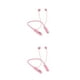thumbnail image 1 of Auricular ABS Bearachild Cuello colgante Bluetooth 5.2 A prueba de agua Rosa 2Conjunto, 1 of 6