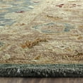 thumbnail image 3 of SAFAVIEH Antiquity Lagrange Floral Bordered Wool Area Rug, Teal Blue/Taupe, 4' x 6', 3 of 8