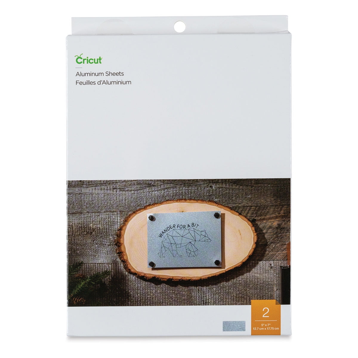 Cricut Aluminum Sheets - Silver, Pkg of 2, 5' x 7'