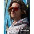 thumbnail image 3 of Gafas de Sol Polarizadas ATTCL AL-MG de Metal Rectangulares para Hombre, 3 of 7