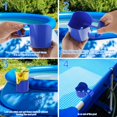 thumbnail image 4 of EIMELI 4 Pack Poolside Cup Holder for Above Ground Pool Lightweight Poolside Drink Holder with Hollow Bottom Stackable Poolside Phone Holder for Drink Phone Sunglasses, 4 of 8